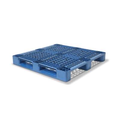 1200x1200 open deck  3 runner RFID forklift plastic pallet