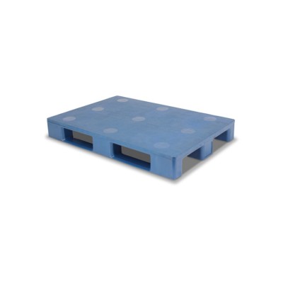 1200x800 3 runner flat euro plastic pallet for food industry