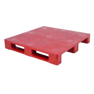 1100x1100 3 skids flat top  plastic pallet