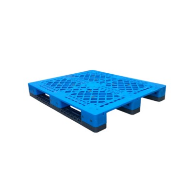 1200x1000 ventilated 3 runner steel tubes reinforced plastic pallet