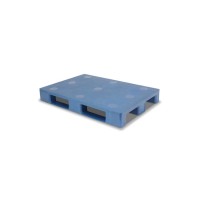 1200x800 3 skids  flat euro plastic pallet  for retail industry