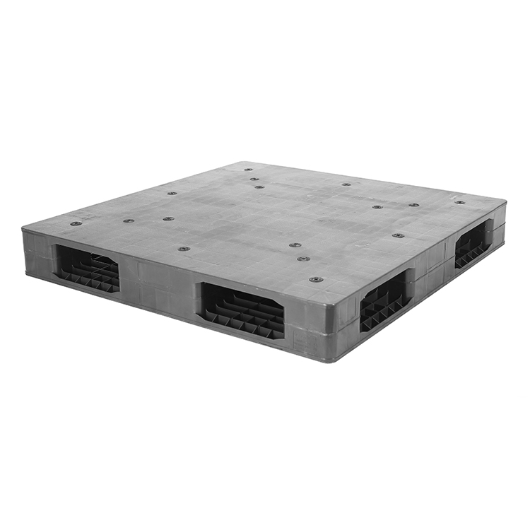 1100x1100 double deck strong uniform plastic pallet